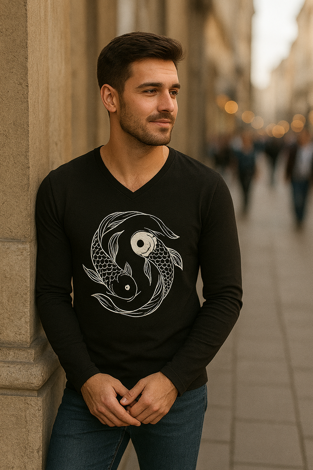 Pazibo Yin Yang Fish Sweatshirt - Love & Harmony Edition