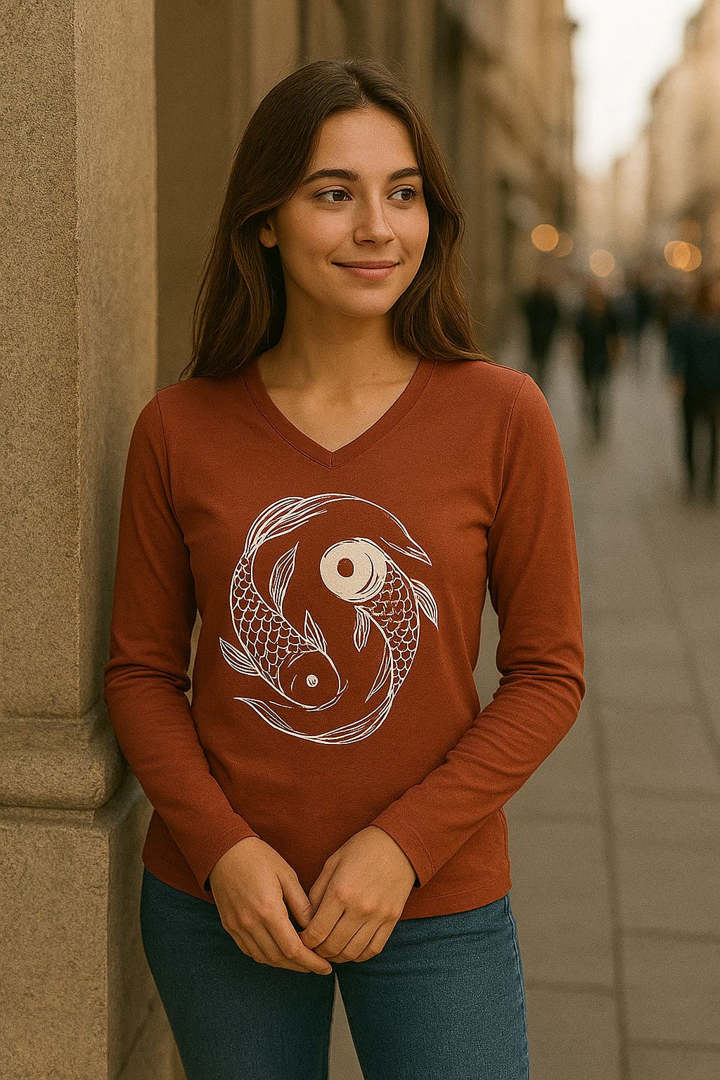 Pazibo Yin Yang Fish Sweatshirt - Love & Harmony Edition