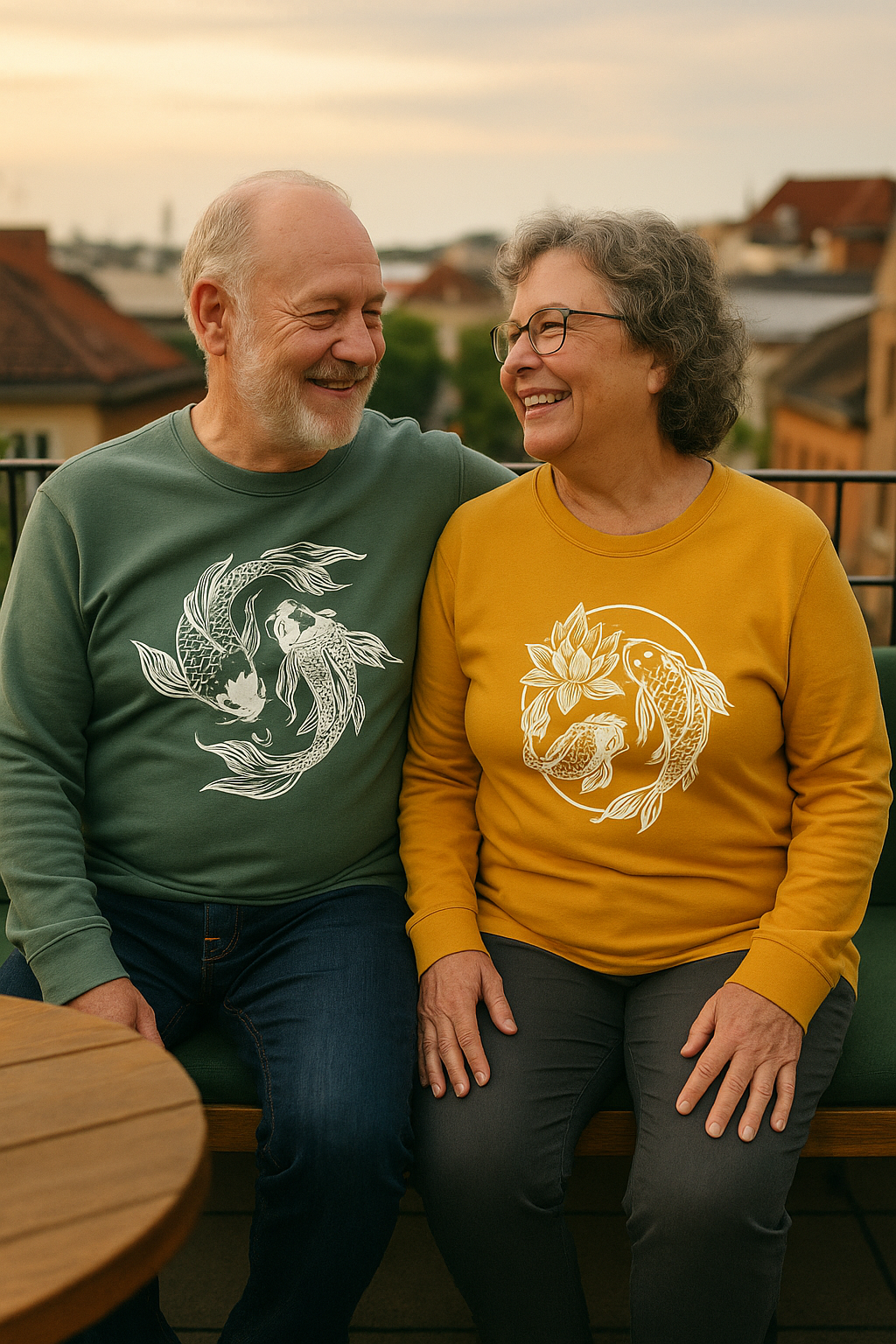 Pazibo Yin Yang Fish Sweatshirt - Love & Harmony Edition