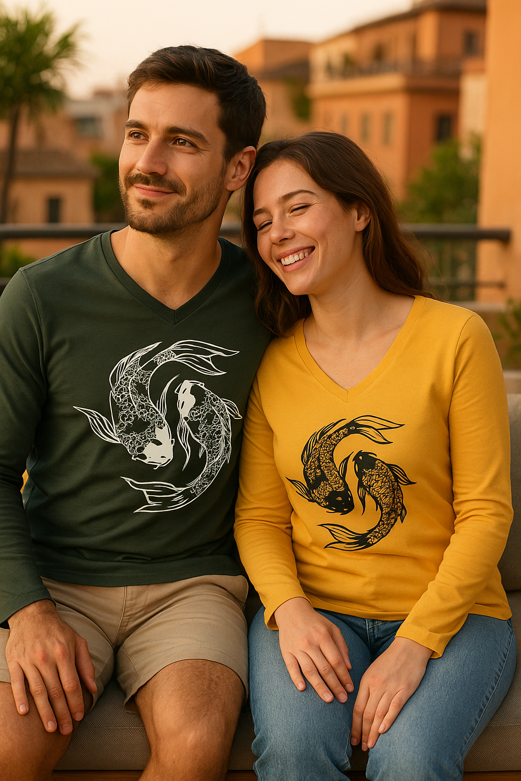 Pazibo Yin Yang Fish Sweatshirt - Love & Harmony Edition