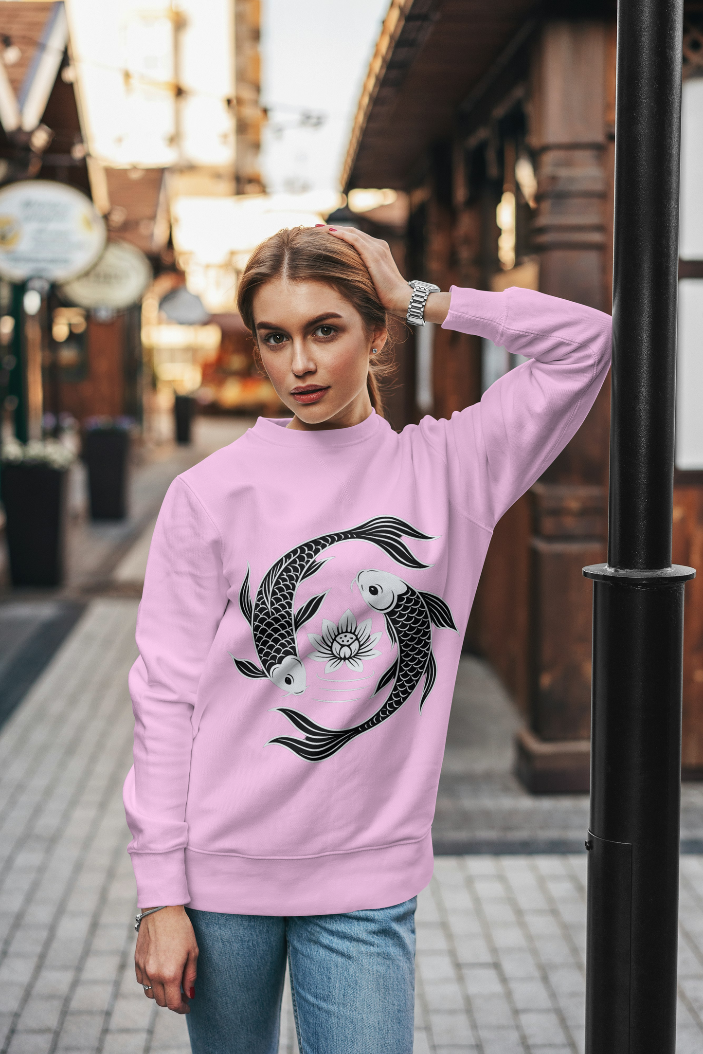 Pazibo Yin Yang Fish Sweatshirt - Love & Harmony Edition