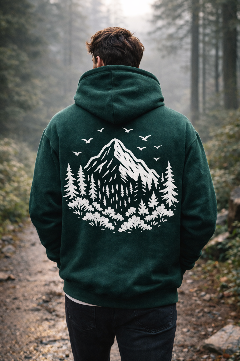 The Mountain Climate Unisex Hoodie – (300GSM) Premium Heavyweight Fleece 🏔️