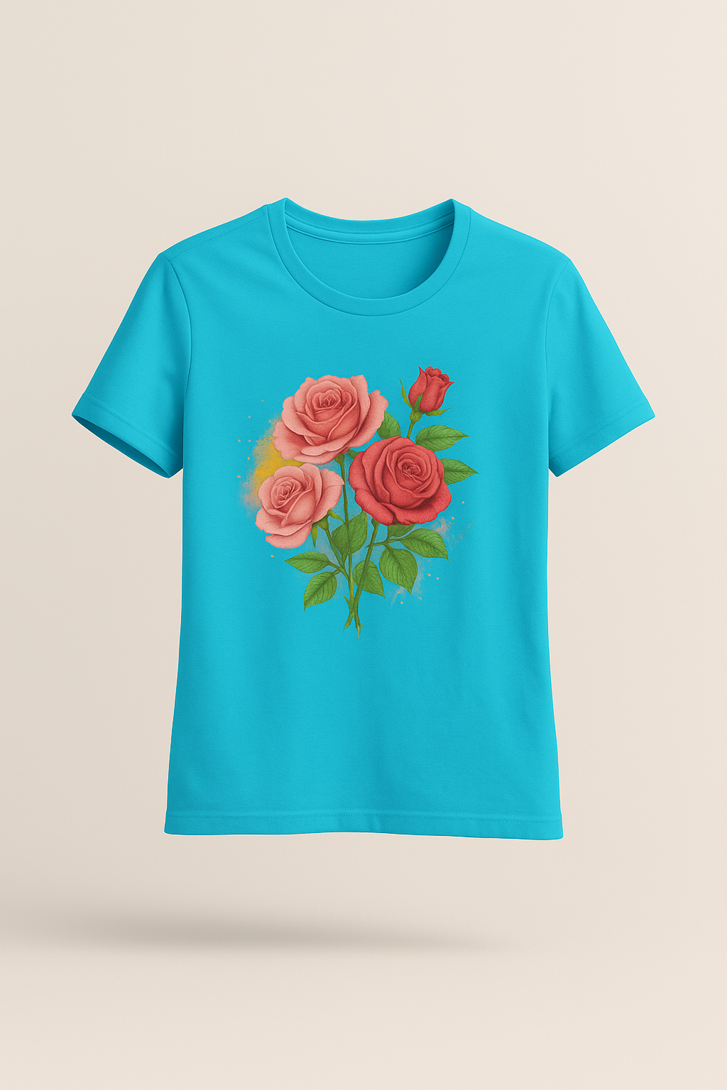 Rose Garden Tee – Women's Premium Cotton