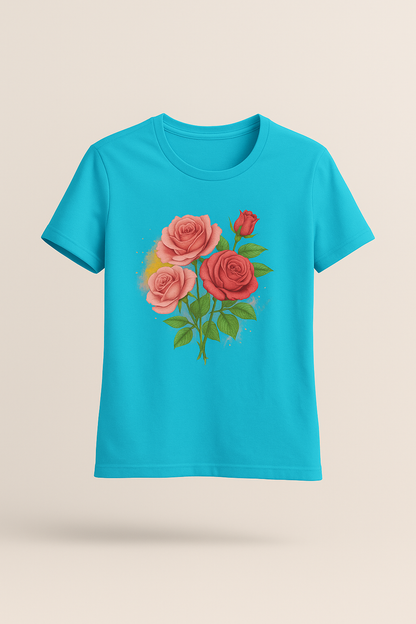 Rose Garden Tee – Women's Premium Cotton