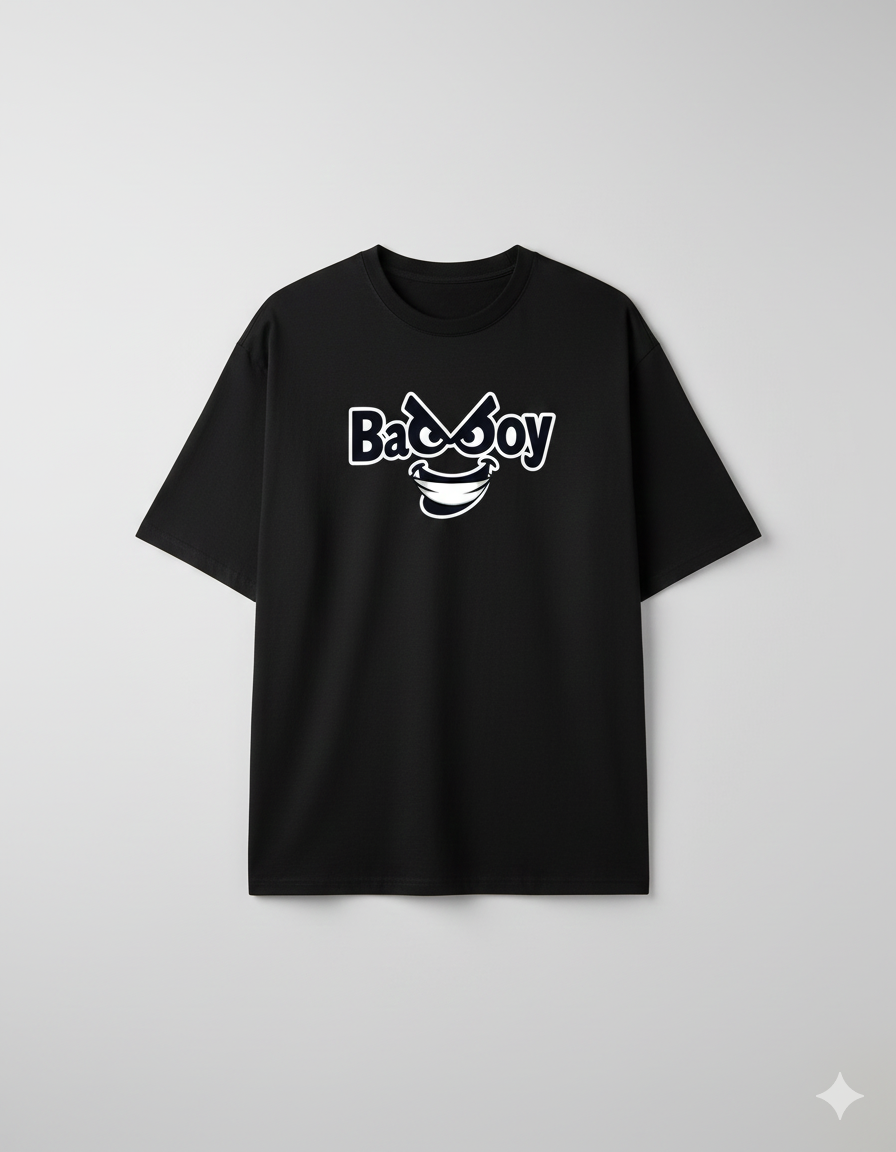Bad Boy Oversized Unisex Tee - 240 GSM Premium Cotton Unisex