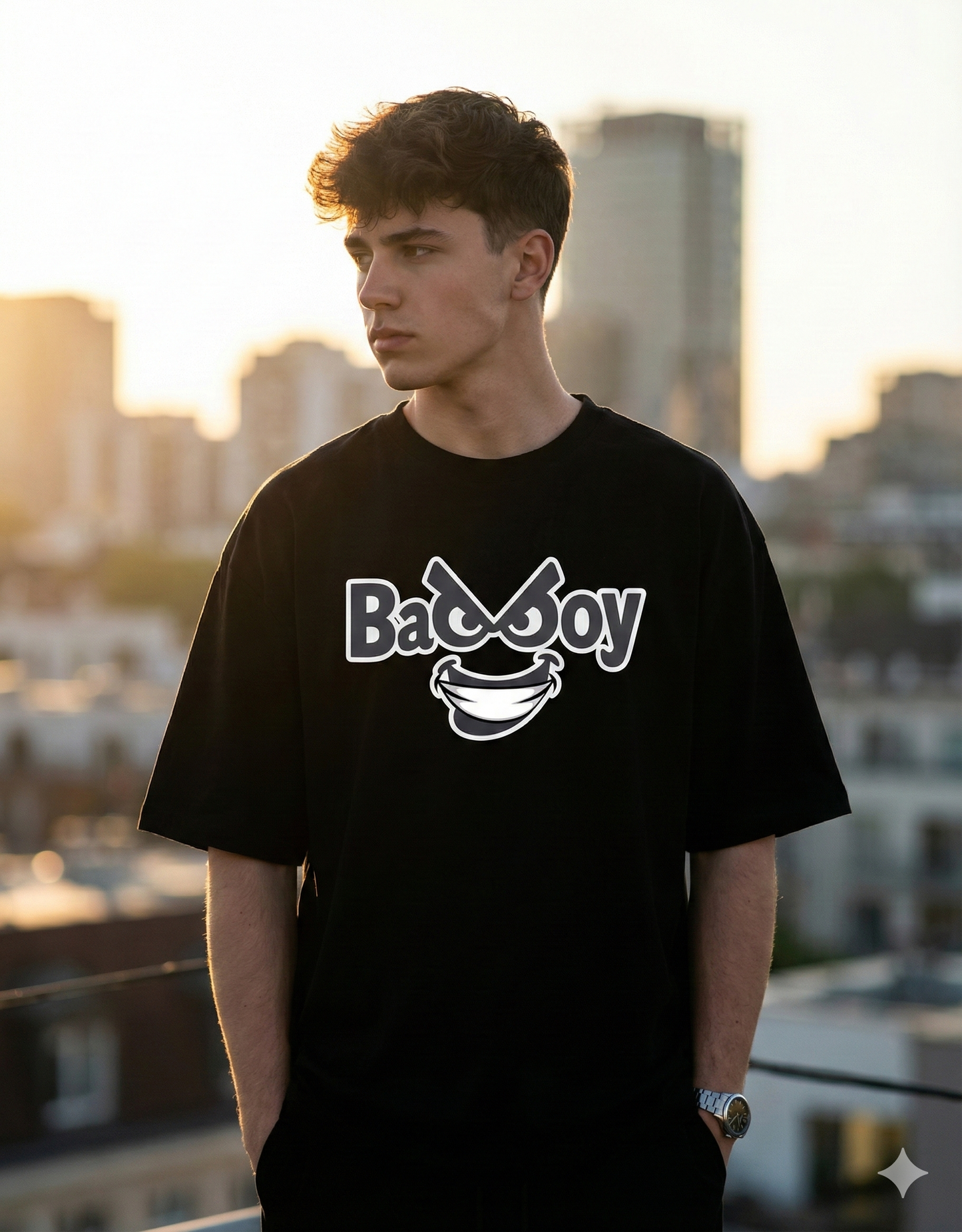 Bad Boy Oversized Unisex Tee - 240 GSM Premium Cotton Unisex