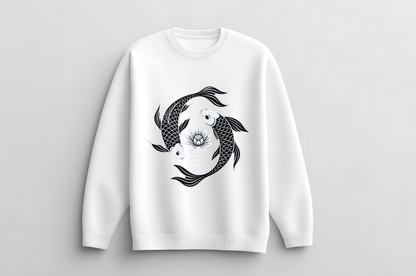 Pazibo Yin Yang Fish Sweatshirt - Love & Harmony Edition